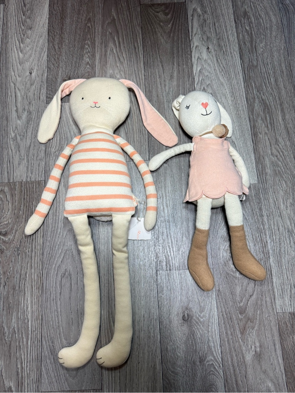Meri Meri & Apple Park’s Stuffed Bunny Rabbit Plush Cloth Doll